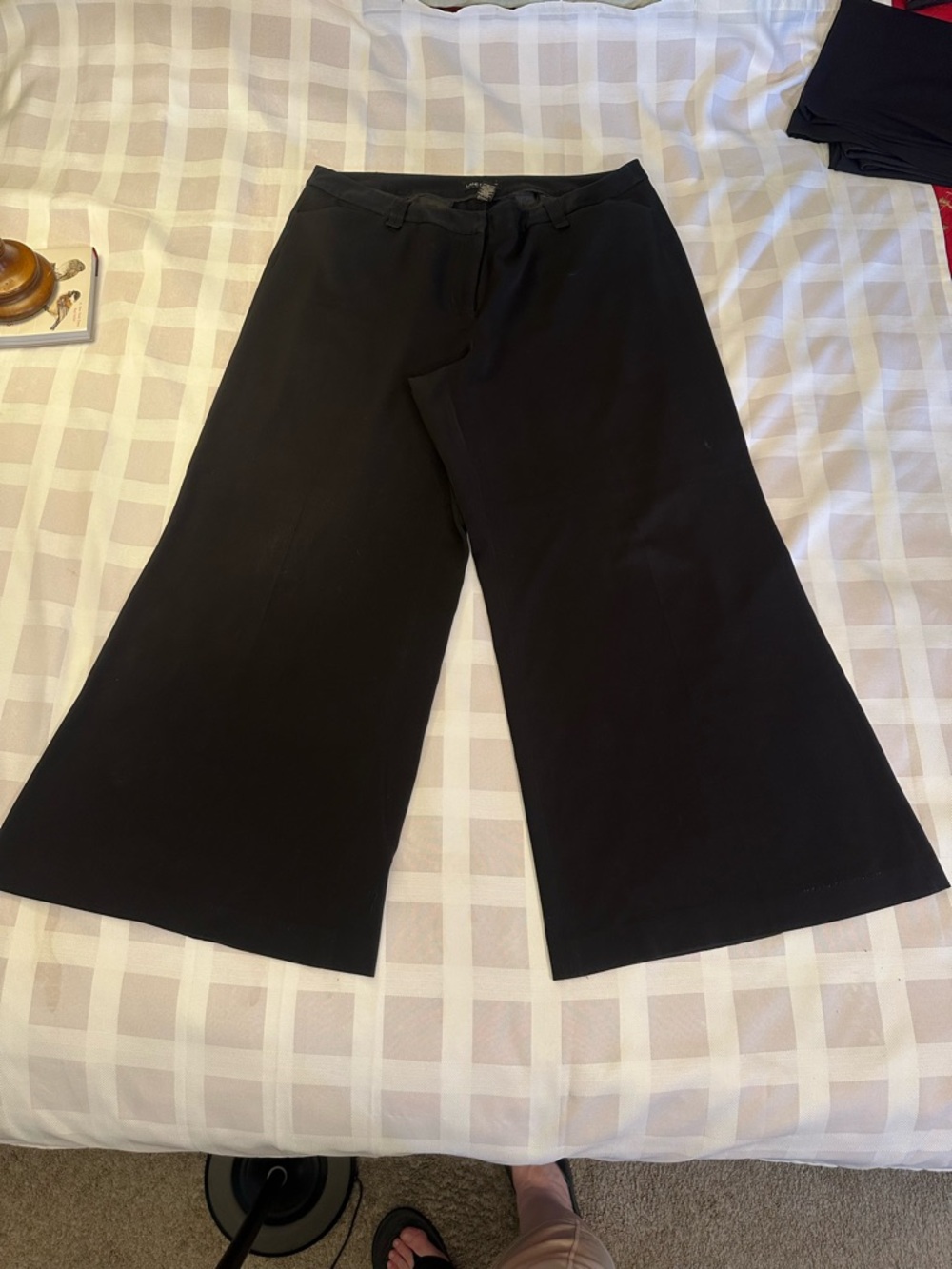 ❤️ Palazzo ❤️ Lane Bryant‎ Black Wide Leg Trousers